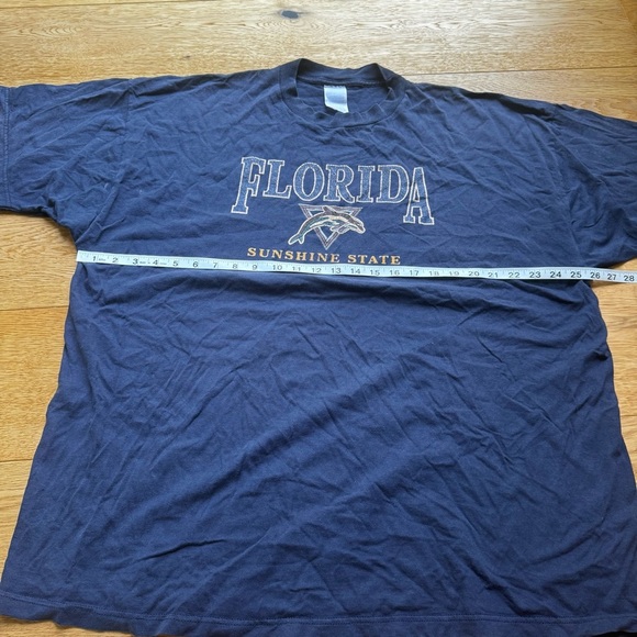 Vintage 90s Florida Sunshine State T-Shirt - Russell Athletic T-Shirt - 3XL - Picture 9 of 12